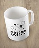 kubki Kolorowy kubek z hasłem COFFEE - mix kolorów 1