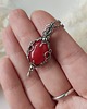 wisiory Naszyjnik Jadeit stal chirurgiczna wisiorek handmade Biżuteria elficka 6