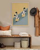 plakaty Plakat - Spotkanie na schodach - 50x70 cm 3