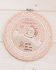 obrazy i plakaty do pokoju dziecięcego Haftowana personalizowana metryczka, pamiątka narodzin w oprawie 20 cm 5
