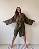 szlafroki damskie Szlafrok narzutka kimono w delikatny wzór 3