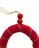 dekoracje świąteczne Czerwone laski świąteczne handmade, zestaw 3 szt. 5