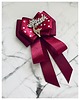 broszki Brosza  / Krawat w kolorze burgund  z Reniferem Exclusive 6