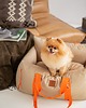 legowiska dla psów i kotów Legowisko przenośnie torba dla zwierząt Beige/orange 3