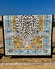dywany Dywan Vintage w Panterę Śnieżną Błękitny Unikat 120x180 cm Safari 1
