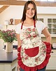 fartuchy kuchenne Elegancki Fartuch Kuchenny w róże - Prezent dla Babci Mamy Córki 9