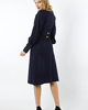 sukienki midi damskie Sukienka w stylu marynarskim z paskiem 2