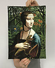 plakaty Plakat Fine Art giclee kolaż DAMA Z T.REXEM 2