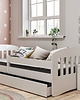 meble do pokoju dziecka Łóżko dziecięce białe Bianca  180x80 cm białe 5