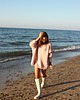 swetry damskie  Sweter handmade oversize  z wełną  pudrowy róż 7
