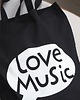 torby na zakupy ::torba mała czarna -  Love Music 2