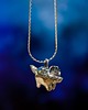 wisiory miniaturowy srebrzony triceratops 2