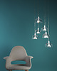 lampy wiszące Avocado Pendant, transparentna 1