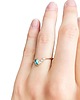pierścionki zaręczynowe Topaz i diamenty - pierścionek zaręczynowy 2