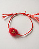 bransoletki na sznurku Czerwona bransoletka na szczęście, handmade, unikat 2