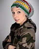 czapki damskie DreadLove Rasta 01 - JASNA SZARA 1