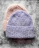 czapki damskie Jesienna czapka Dimma z alpaki i merynosa fioletowa 2