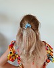 gumki do włosów Gumka jedwabna, scrunchie, frotka blue lagoon MINI 1