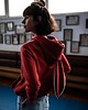 bluza z kapturem damska Kangurka Damska Malinowy KRÓLIK z Uszami 2