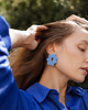 kolczyki z masy plastycznej Kolczyki "Lunula" baby blue 2