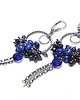 kolczyki z kamieniami Kolczyki Ring /midnight blue/  4