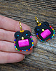 kolczyki soutache Kolorowe  kolczyki soutache 3