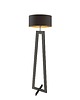 lampy podłogowe Drewniana lampa stojąca do salonu w stylu skandynawskim BALI GOLD 5
