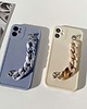 etui na telefon Eleganckie etui z łańcuszkiem - "BABY BLUE" 2
