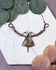 kolie Miedziany naszyjnik wire wrapping z labradorytem #491 3