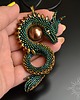 wisiory Balroth II, wisior ze smokiem, beading 3