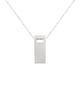 wisiory MONOLITH big / silver necklace 1