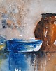 obrazy Obraz  akwarela Dzbanki  31x21 cm 2