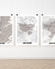 plakaty New York NY mapa plakat  50x70 cm / A3 / A4 6