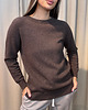 swetry damskie  Wiskozowy sweter Marrone 1