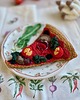 zabawki - inne Szydełkowy kawałek wegańskiej pizzy z dodatkami 3