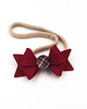 ozdoby do włosów dla dzieci Opaska do włosów czerwona kokardka Butterfly Bow Christmas 1