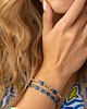bransoletki z kamieni naturalnych Bransoletka Lapis Lazuli x Hematyt - srebrne hematyty 1