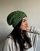 czapki damskie Kolorowa duża czapka beanie z wełną i alpaką 1
