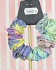 gumki do włosów S wąska gumka jedwabna do włosów jedwab naturalny scrunchie pastel kolorowa 2