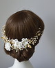 Ślubne ozdoby do włosów WIANEK PERŁY KWIATY NUMER 105 1
