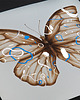 grafiki i ilustracje Motyl geometryczny - beżowy 1