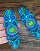kolczyki soutache Orientalne kolczyki sutasz 2
