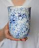 kubki Duży Kubek Niebieski Marmur Ceramiczny 500ml 1