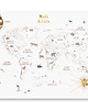 naklejki ścienne do pokoju dziecka TAPETA DLA DZIECI MAPA ŚWIATA 3 (MURAL) 1