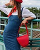 torby na ramię Torebka skórzana Manon czerwona marki Bolsa 9