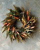 wianki Wianek dekoracyjny, wiosenny, z suszonych i stabilizowanych rośclin 3