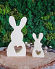 ozdoby wielkanocne Zajączki wielkanocne figurki z gipsu DW02 2