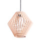 lampy wiszące Lampa sufitowa do kuchni ze sklejki SKANDYNAWSKA 6
