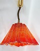 lampy wiszące Szklana lampa wisząca, lata 70 2