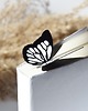 zakładki do książek Zakładka do książki "On Paper" Motyl bw 2